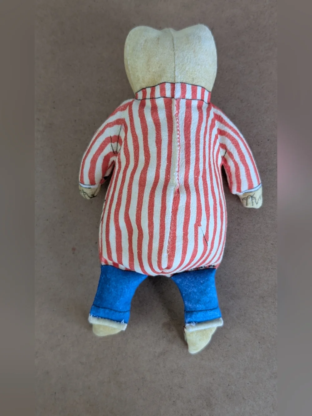 Vintage 1981 Wind In The Willows Mr. Toad Weighted Plush Bean Bag Figure - Picture 6 of 11